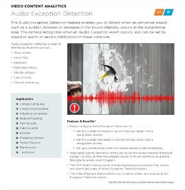 Audio Exception Detection in Waco,  TX